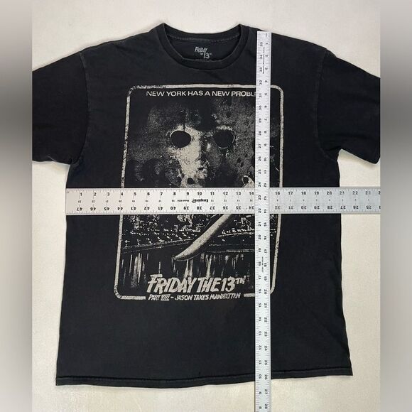 Friday The 13th Jason Takes Manhattan VIII New York Problem T-shirt Men Large - Picture 6 of 6